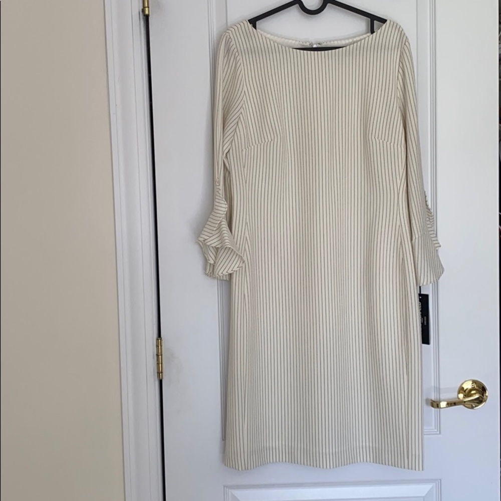 Striped white Karl lagerfield dress